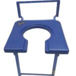 WALL MOUNTING FOLDING COMMODE STOOL PLASTIC TOP