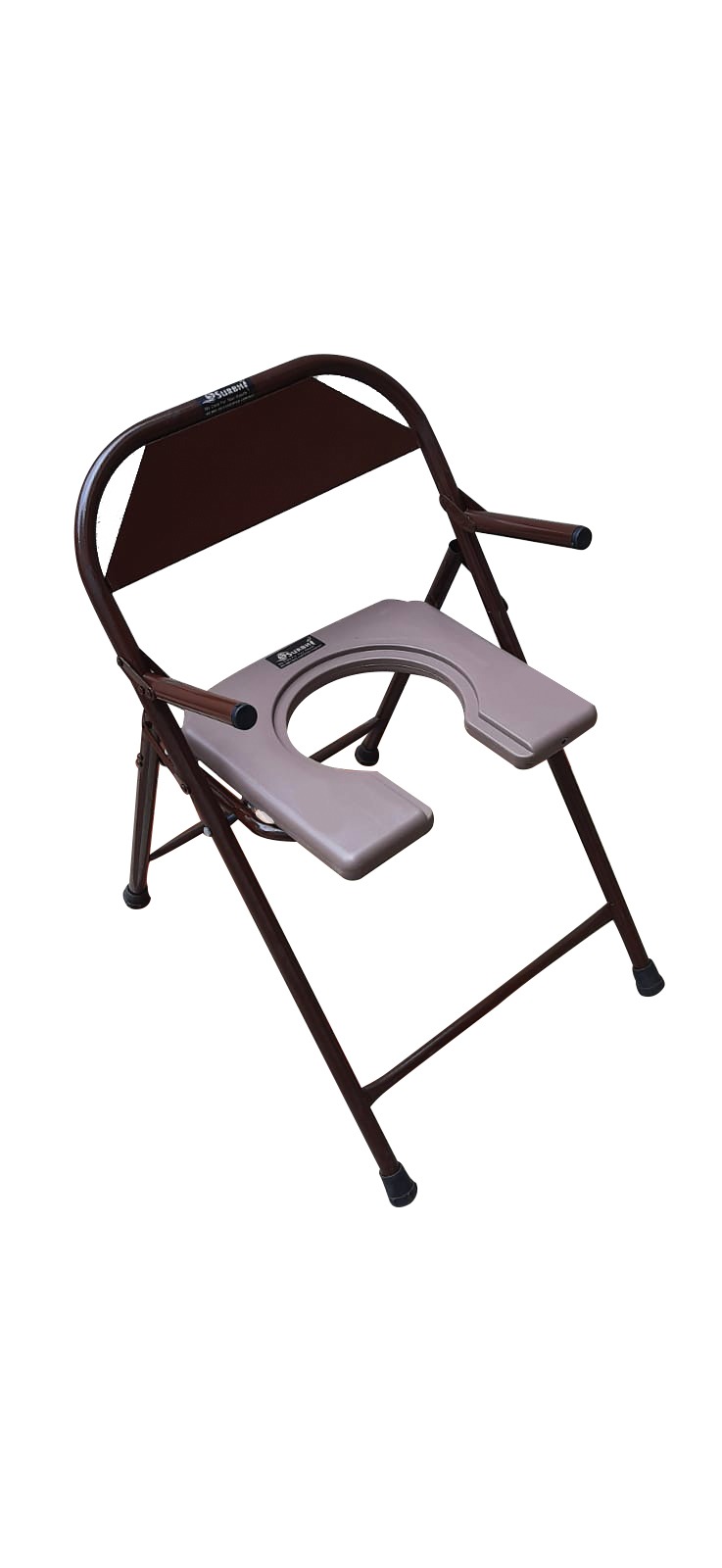 SURBHI COMMODE CHAIR ECONOMY ALUMINIUM TOP