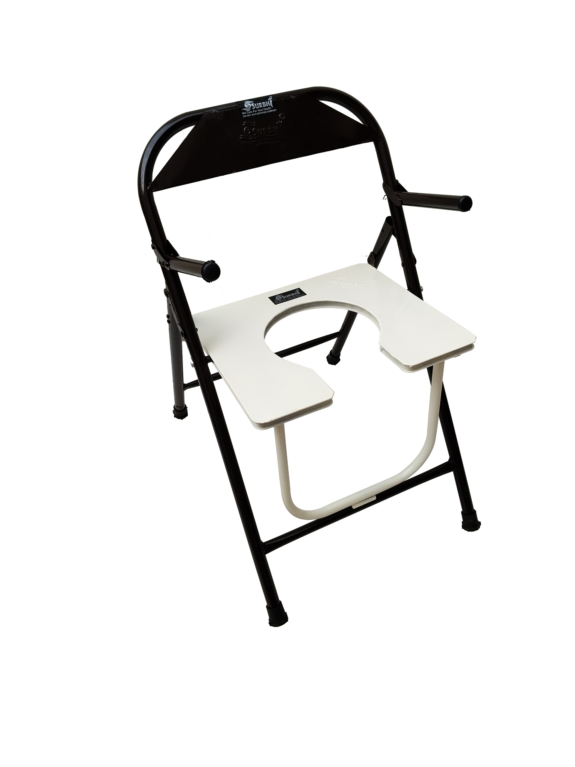 SURBHI COMMODE CHAIR ECONOMY PLASTIC TOP