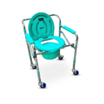 COMMODE CHAIR HEIGHT ADJUSTABLE WITH WHEEL ECONOMY